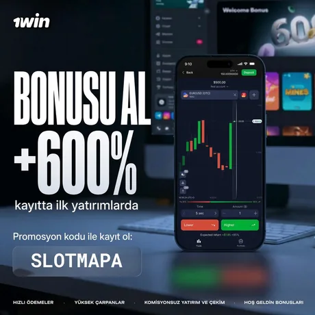 SLOTMAPA kodlu 1win mobil uygulama promosyonu