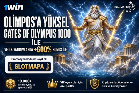 1win Gates of Olympus 1000: SLOTMAPA koduyla Olimpos'a yüksel