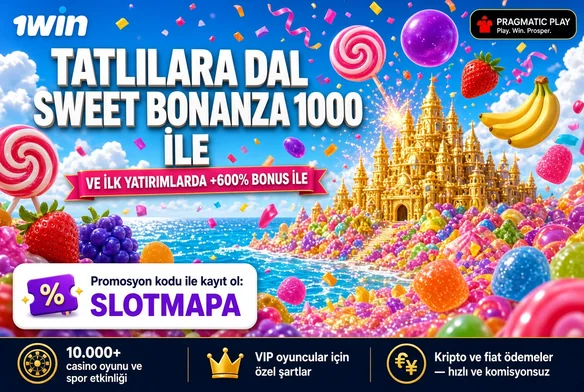 1win Sweet Bonanza 1000: SLOTMAPA promosyon kodu